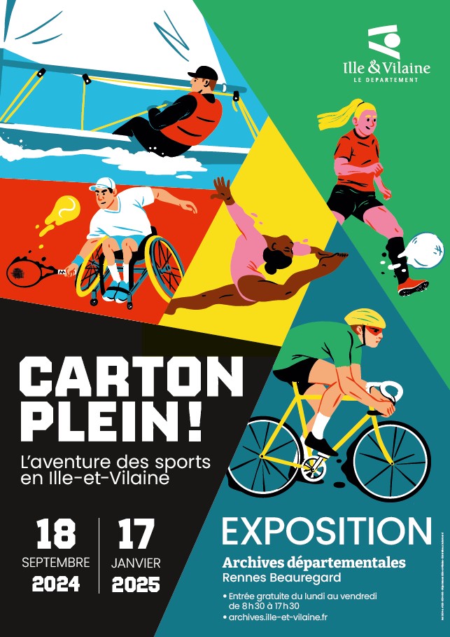 Affiche de l'exposition " Carton plein ! "