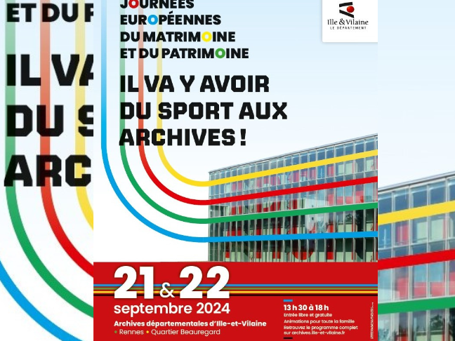 Affiche des Journées du patrimoine 2024