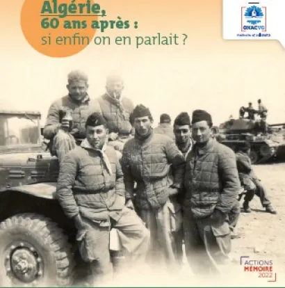 Couverture de la programmation autour de la Guerre d'Algérie